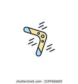 Boomerang icons  symbol vector elements for infographic web