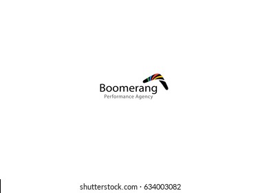 Boomerang Logo. Advertising agency