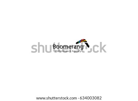 Boomerang Logo. Advertising agency