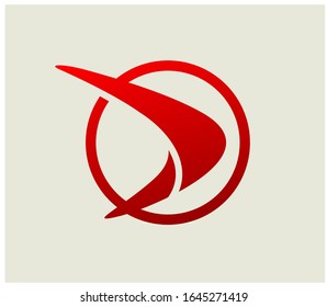 Boomerang logo design with modern vibrant colors