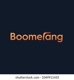 Boomerang Logo Vector