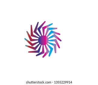 Boomerang logo vector - Vector
