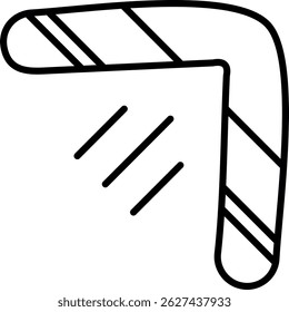 Boomerang New Creative Icon Design Vector