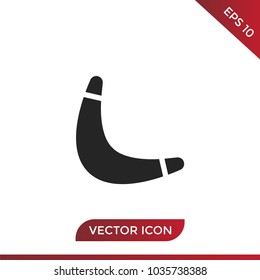 Boomerang vector icon
