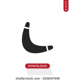 Boomerang vector icon