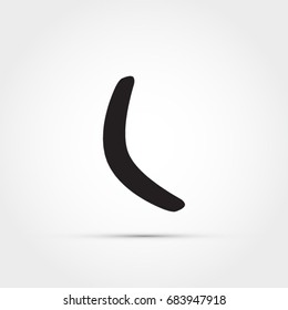 Boomerang vector icon