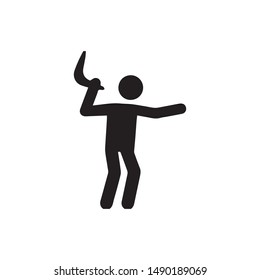 Boomerang Vektorillustration Symbol. Boomerang Symbol. Lineares Design für mobiles Konzept und Webdesign. Boomerang Symbolillustration. Pixel-Vektorillustration-Grafik - Vektorillustration.