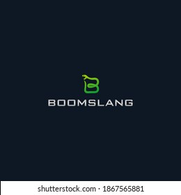 boomslang logo design, vector, premium logo.
