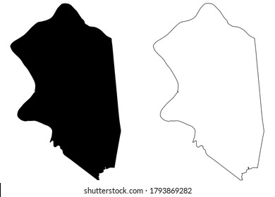 Boone County, Kentucky (U.S. county, United States of America, USA, U.S., US) map vector illustration, scribble sketch Boone map