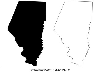 Boone County, Missouri (U.S. county, United States of America, USA, U.S., US) map vector illustration, scribble sketch Boone map