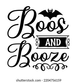 Boos und Stiefel Happy Halloween Shirt Printvorlage, Pumpkin Fall Hexen Halloween Kostüm Shirt Design