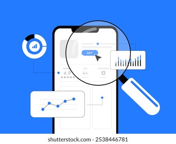 Aumente a otimização da loja de aplicativos ASO para aumentar downloads, receita de aplicativos e conversões. Otimize o nome, as palavras-chave, as classificações, as compras no aplicativo e as atualizações para alcançar o público global de forma eficaz