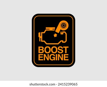 Luz del motor de comprobación de la posición del motor de la palanca de cambios del motor de la comprobación de la marca de la señal del motor aislada en el fondo negro. Ilustración del vector de reparación del motor