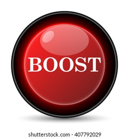 Boost icon. Internet button on white background. EPS10 vector
