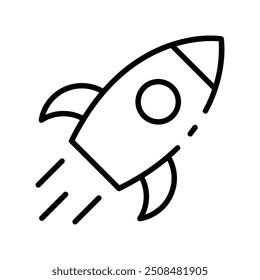 boost icon. Outline style design isolated on white background