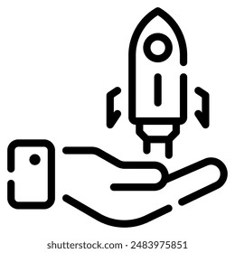 Boost icon for web, app, infographic, etc