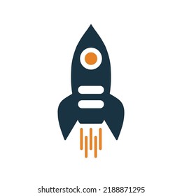 Boost, Launch, Product, Rocket Icon. Editable Vector Logo.