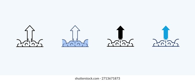 Illustrationsvektor für mehrere Symbole vergrößern