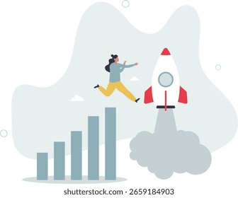 Aumente o crescimento rápido do foguete para a empresa, o crescimento do investimento, inicie ou lance novos negócios, vida humana.