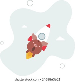 Boost saving and get higher return, solution to fix personal finance problem, pay for loan, mortgage and tax or best pension funds.flat vector illustration.