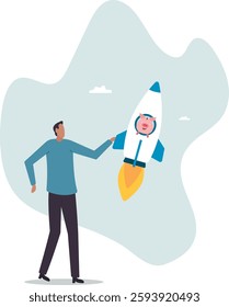 Boost saving and get higher return, solution to fix personal finance problem, pay for loan, mortgage and tax or best pension funds.business concept.flat character.