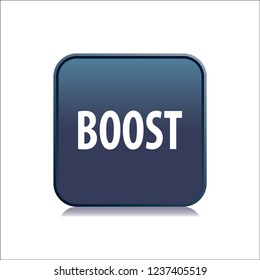 Boost vector button, web design element