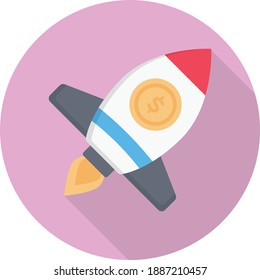 boost vector colour flat icon