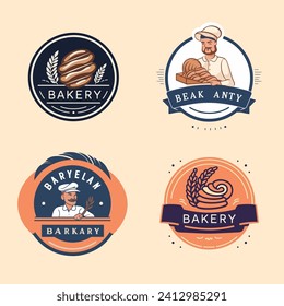 Boost your bakery's online presence with our Bakery Bliss Vector Logo Pack. Versatile, high-quality designs for a strong brand identity. Customizable and perfect for digital marketing. Commercial lice