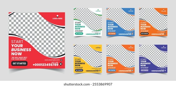 Boost your brand with our Digital Marketing Agency Social Media Post Templates. Designed for sleek visuals, engaging content, and seamless customization to elevate your online presence.
