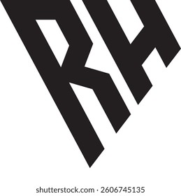 Boost your brand with a sleek RH monogram logo! Modern, geometric, and professional, it’s perfect for businesses seeking a bold, timeless identity.