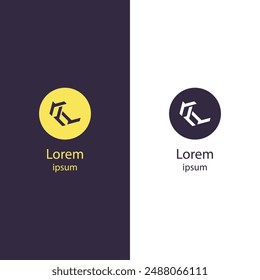 Boost your brand with this modern abstract logo. Perfect for any business, this high-quality vector is fully customizable. Easily edit the colors and add your brand name.
