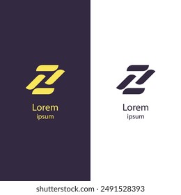 Impulsa tu marca con este moderno logotipo abstracto. Ideal para cualquier negocio, este diseño de Vector de alta calidad le permite cambiar fácilmente los colores y agregar su nombre de marca.