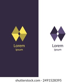 Impulsa tu marca con este moderno logotipo abstracto. Ideal para cualquier negocio, este diseño de Vector de alta calidad le permite cambiar fácilmente los colores y agregar su nombre de marca.
