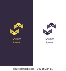 Boost your brand with this modern abstract logo. Ideal for any business, this high-quality vector design lets you easily change colors and add your brand name.