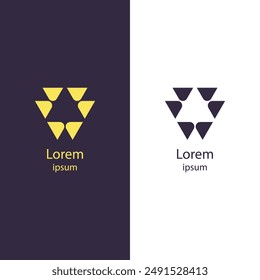 Boost your brand with this modern abstract logo. Ideal for any business, this high-quality vector design lets you easily change colors and add your brand name.