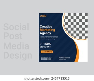 Boost Your Brand's Visibility with this Corporate Social Media Template
