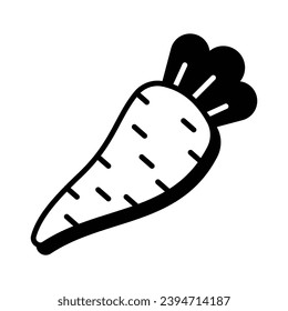 Boost your culinary creations with our Parsnip Icon. Earthy sweetness and versatile flavor for your projects