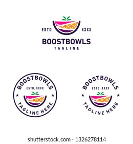 Boostbowls Logo, Food and drink Logo