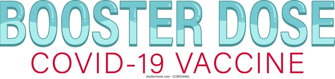 Booster shorts covid 19 vaccine logo illustration