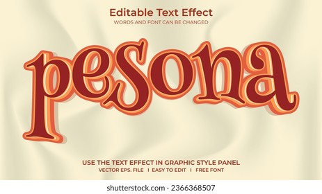 Boosting Content Popularity with PESONA Text Effect Design