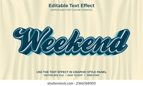 Boosting Content Popularity with WEEKENDText Effect Design