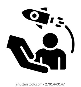 Boosting Potential Icon Element For Design And Vector