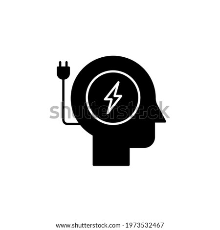 boosting potential icon vector illustration. boosting potential icon black style design. isolated on white background