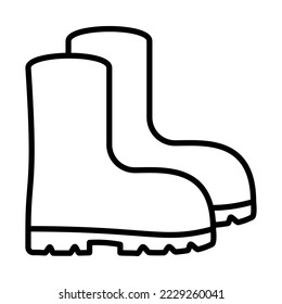 Boot, Boots, Icon Logo Design Vector Template Illustration Sign And Symbol Pixels Perfect