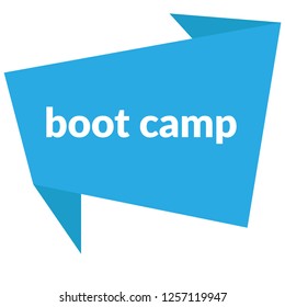 boot camp sign,label. boot camp speech bubble. boot camp tag sign,banner