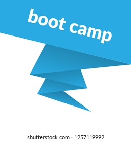 boot camp sign,label. boot camp speech bubble. boot camp tag sign,banner