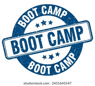 sello de boot camp. signo de boot camp. etiqueta redonda de grunge