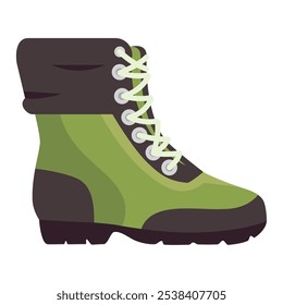 boot camping gear isolated icon
