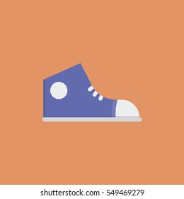 Boot flat icon illustration isolated vector sign symbol