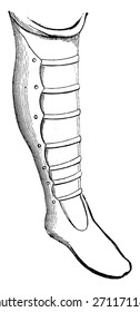Boot Gepids, vintage engraved illustration. Industrial encyclopedia E.-O. Lami - 1875.